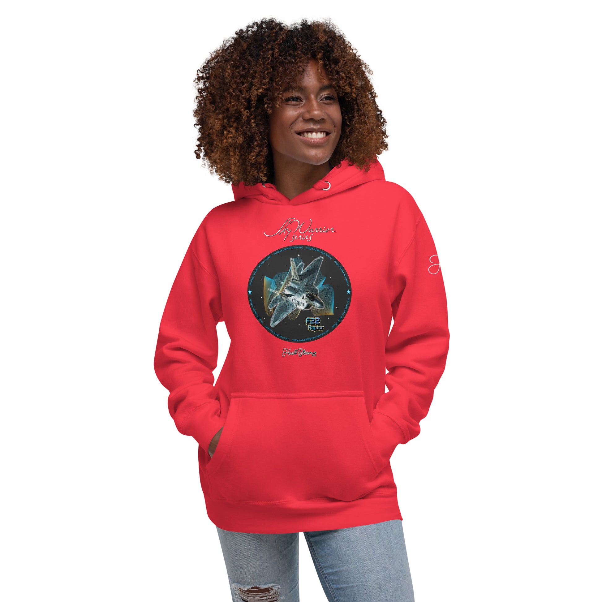 Team Red - F22 Raptor Women’s Hoodie
