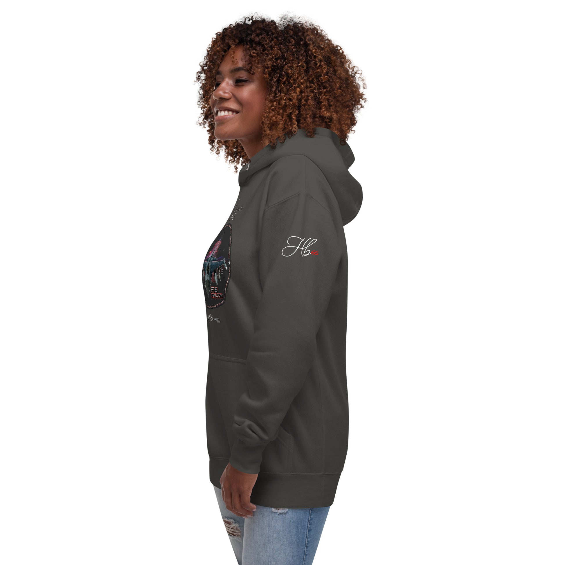Vintage Black - F16 Falcon Women’s Hoodie