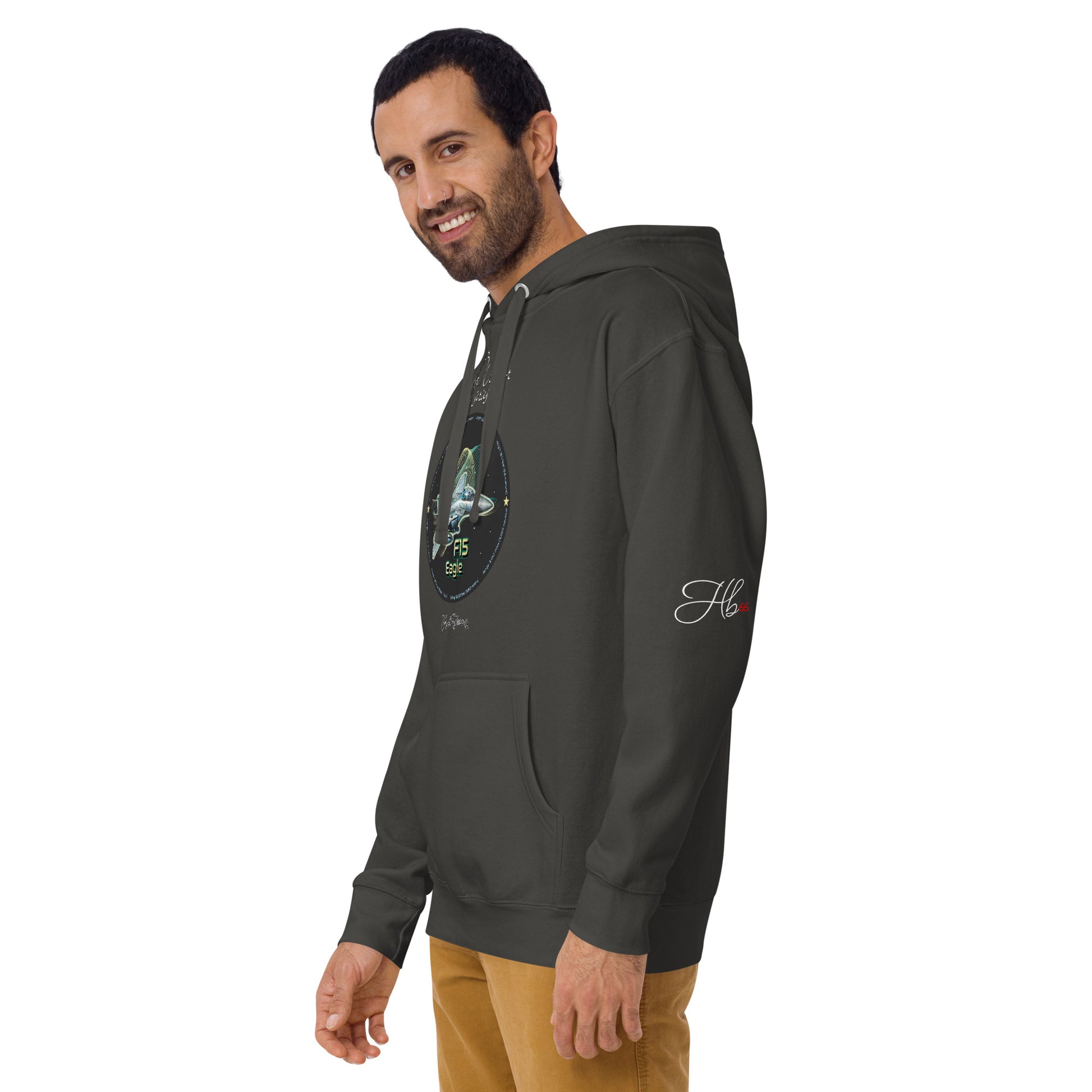 Vintage Black - F15 Eagle Men’s Hoodie