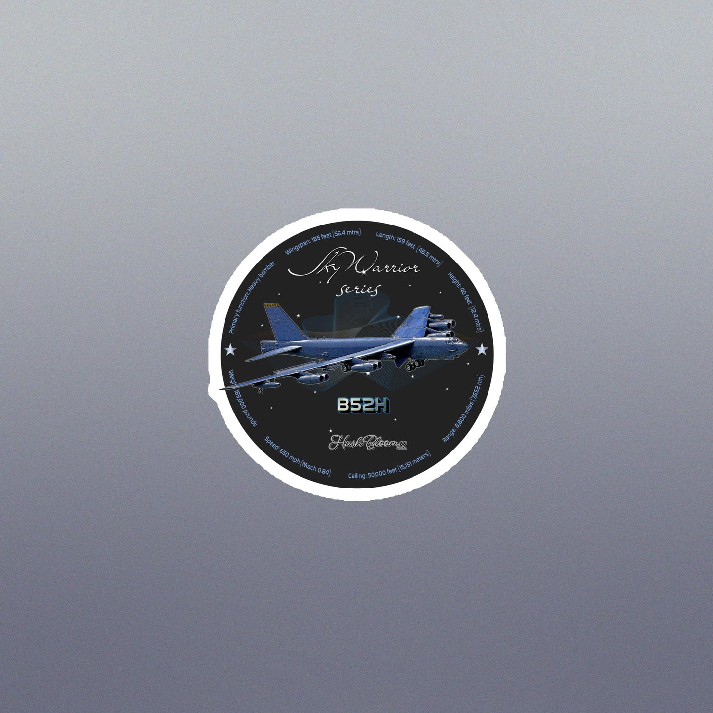 Multicolor - B52H Stratofortress Flexible vinyl magnet