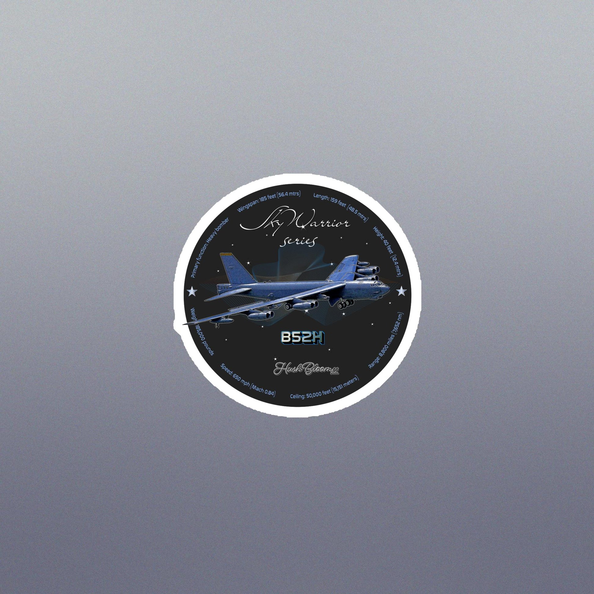 Multicolor - B52H Stratofortress Flexible vinyl magnet