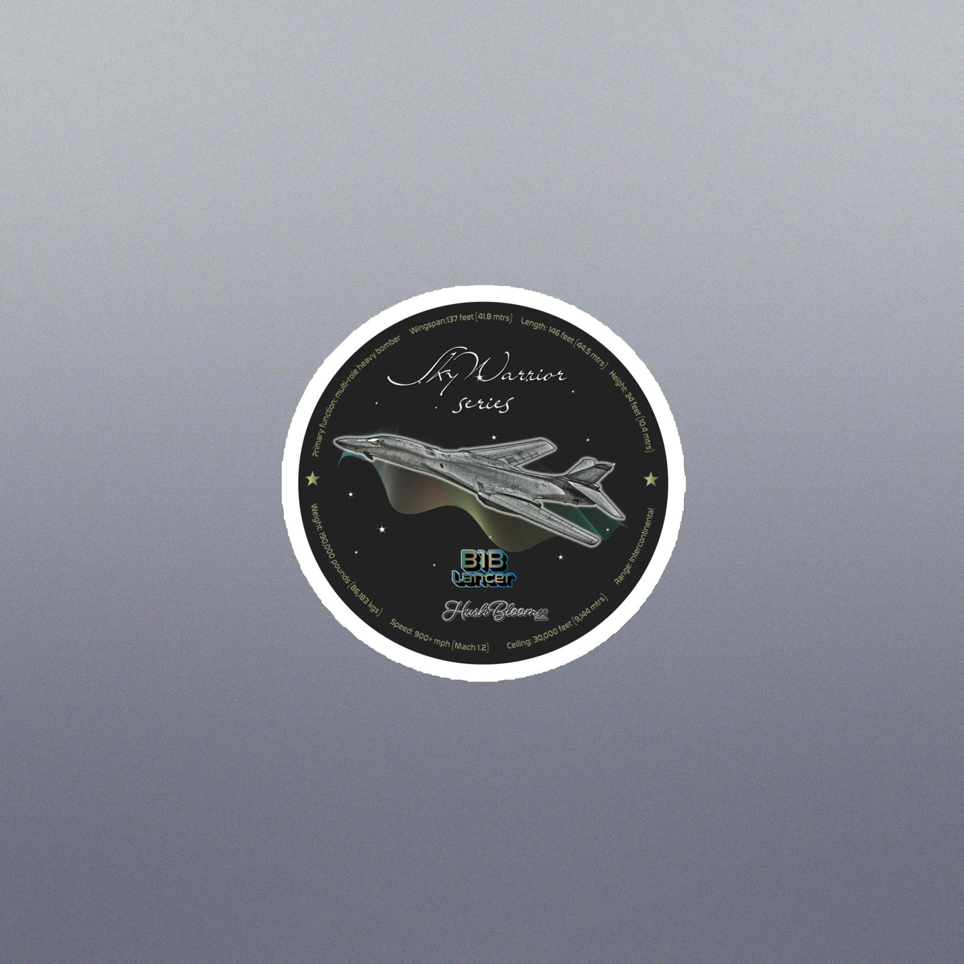 Multicolor - B1B Lancer Flexible vinyl magnet