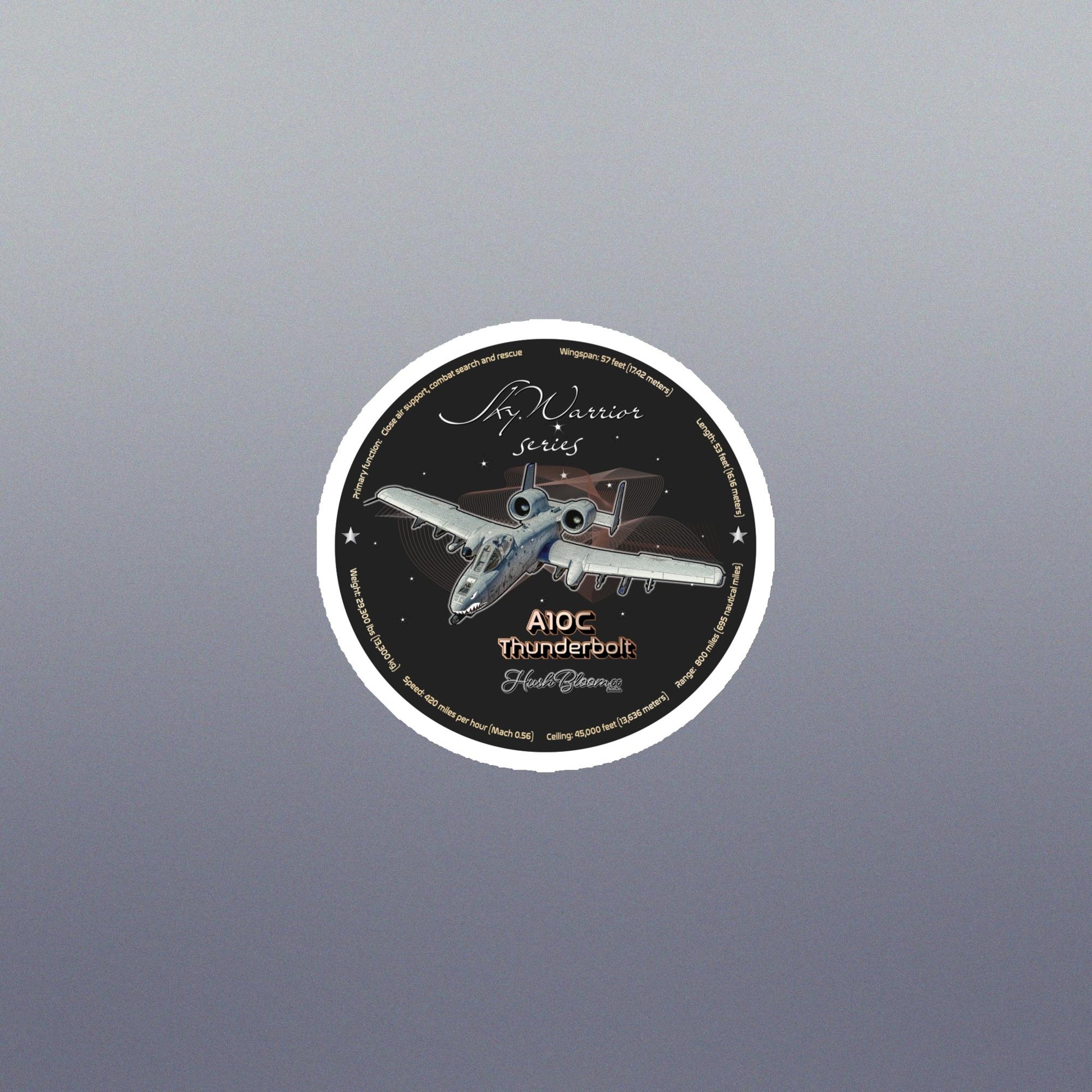 Multicolor - A10C Thunderbolt Flexible vinyl magnet