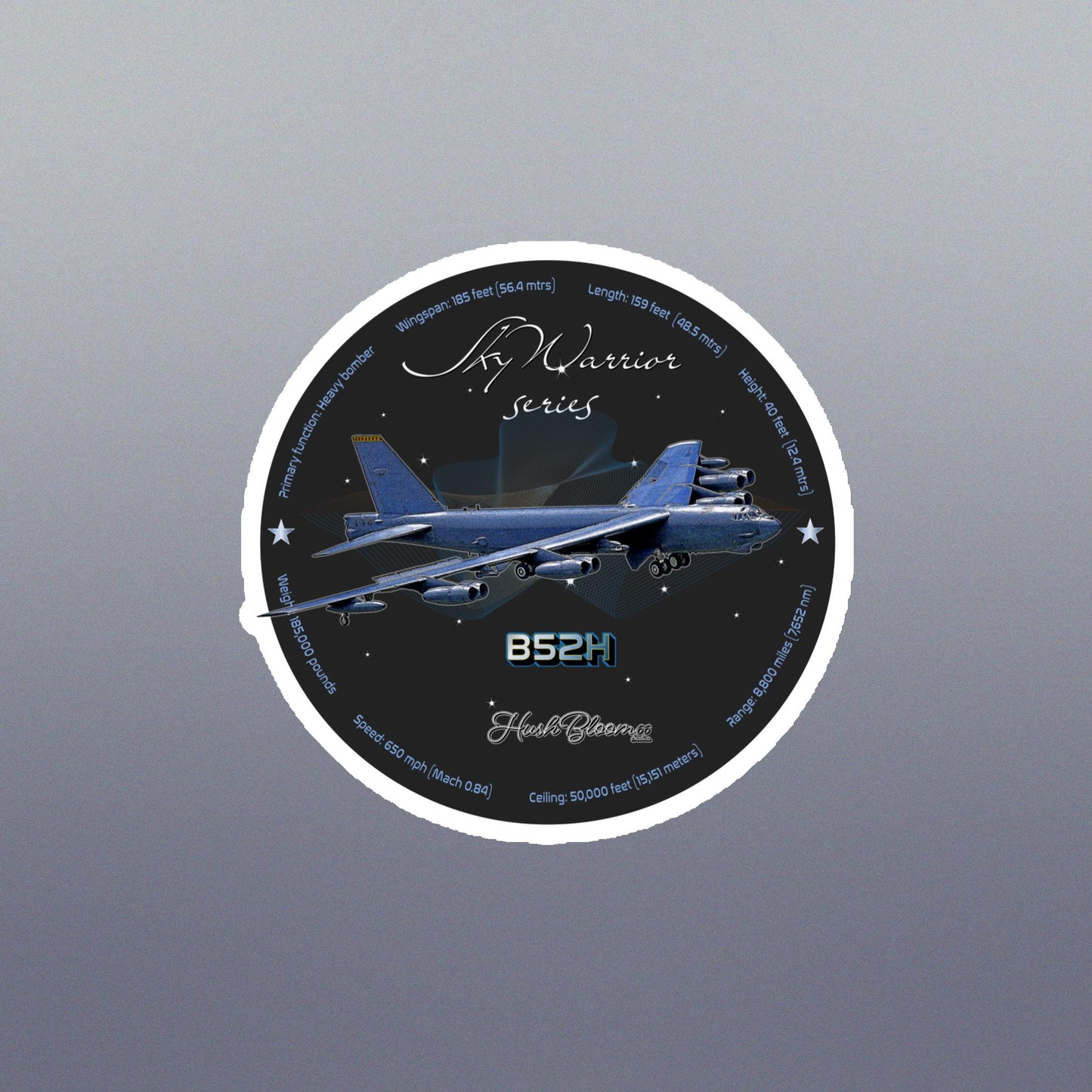 Multicolor - B52H Stratofortress Flexible vinyl magnet