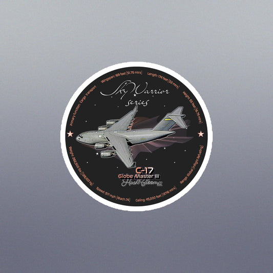 Multicolor - C17 Globe Master III Flexible vinyl magnet