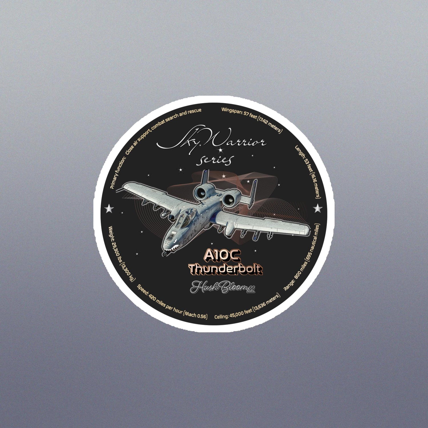 Multicolor - A10C Thunderbolt Flexible vinyl magnet