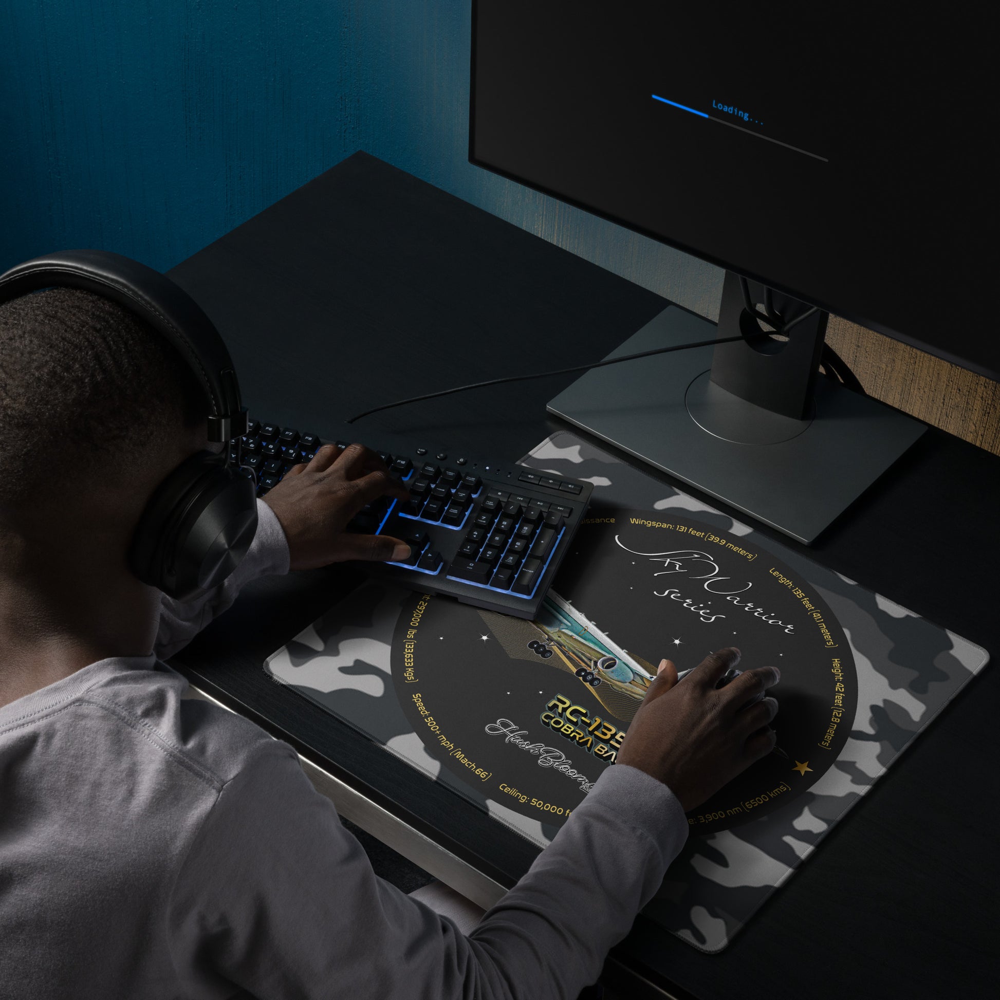 Multicolor - RC135S Cobraball Gaming mouse pad