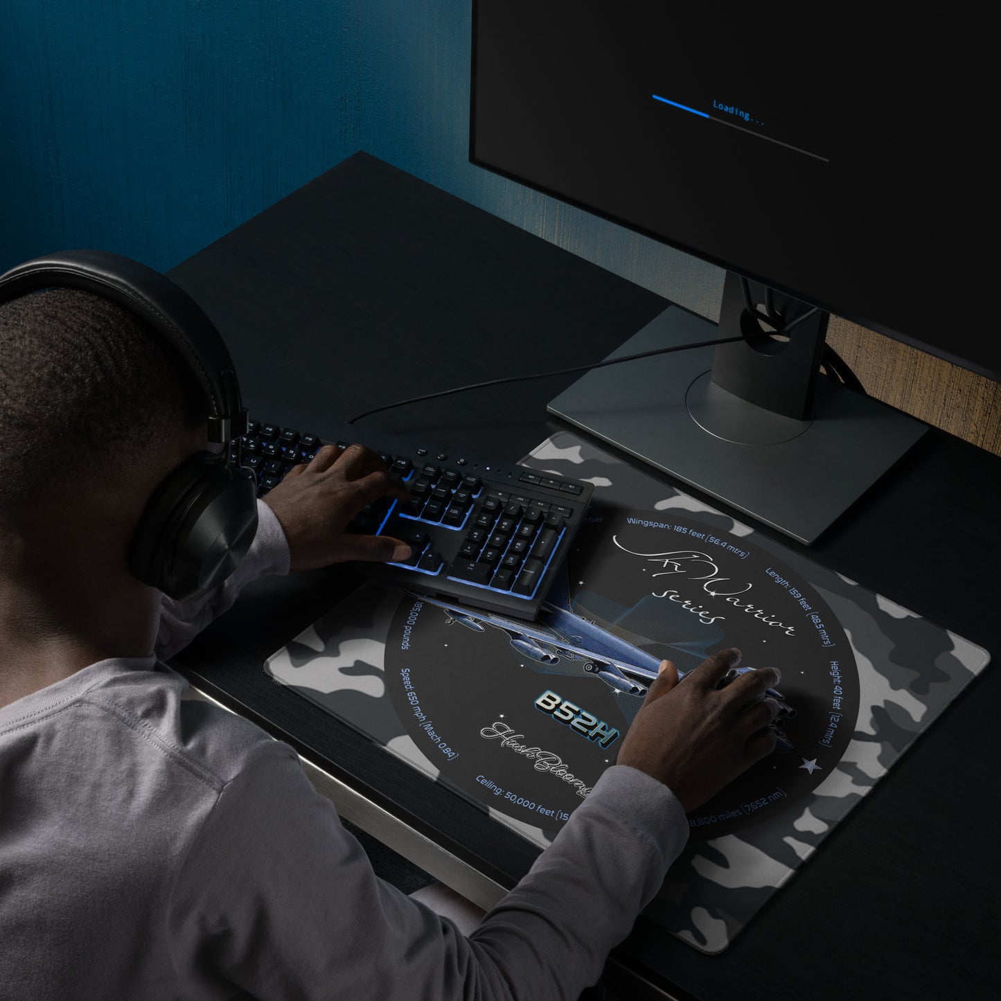 Multicolor - B52H Stratofortress Gaming mouse pad