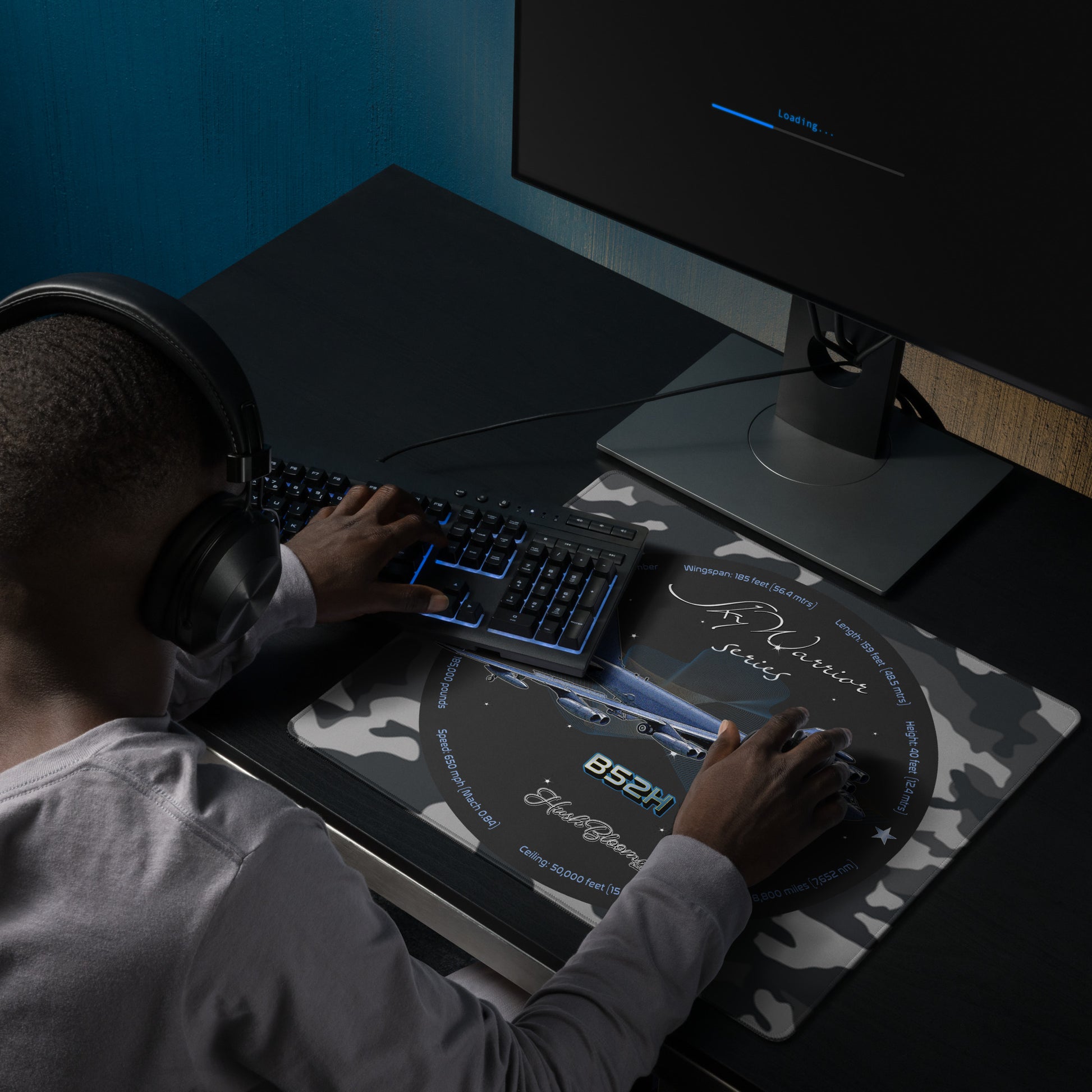 Multicolor - B52H Stratofortress Gaming mouse pad