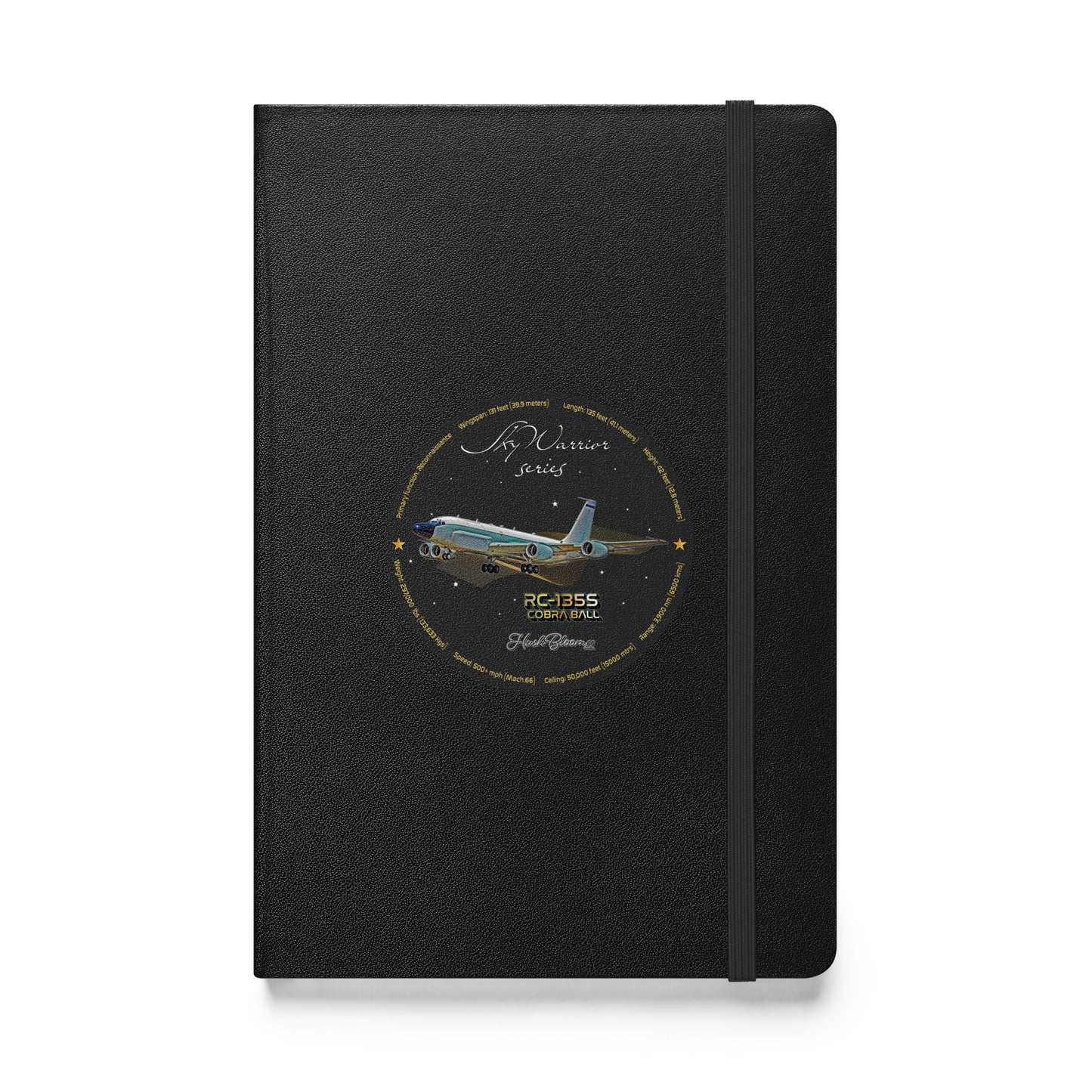 Black - RC135S Cobraball Hardcover bound notebook