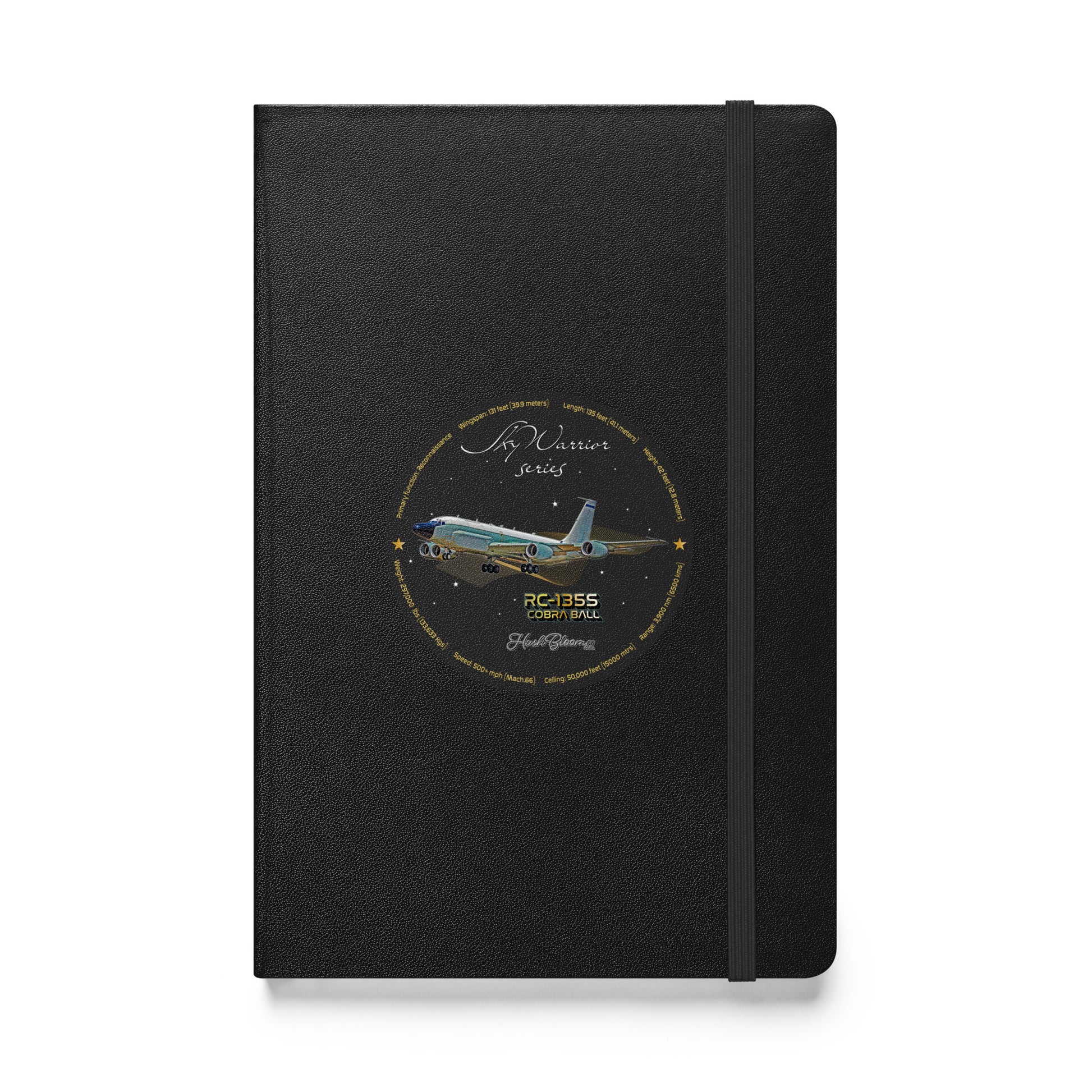 Black - RC135S Cobraball Hardcover bound notebook