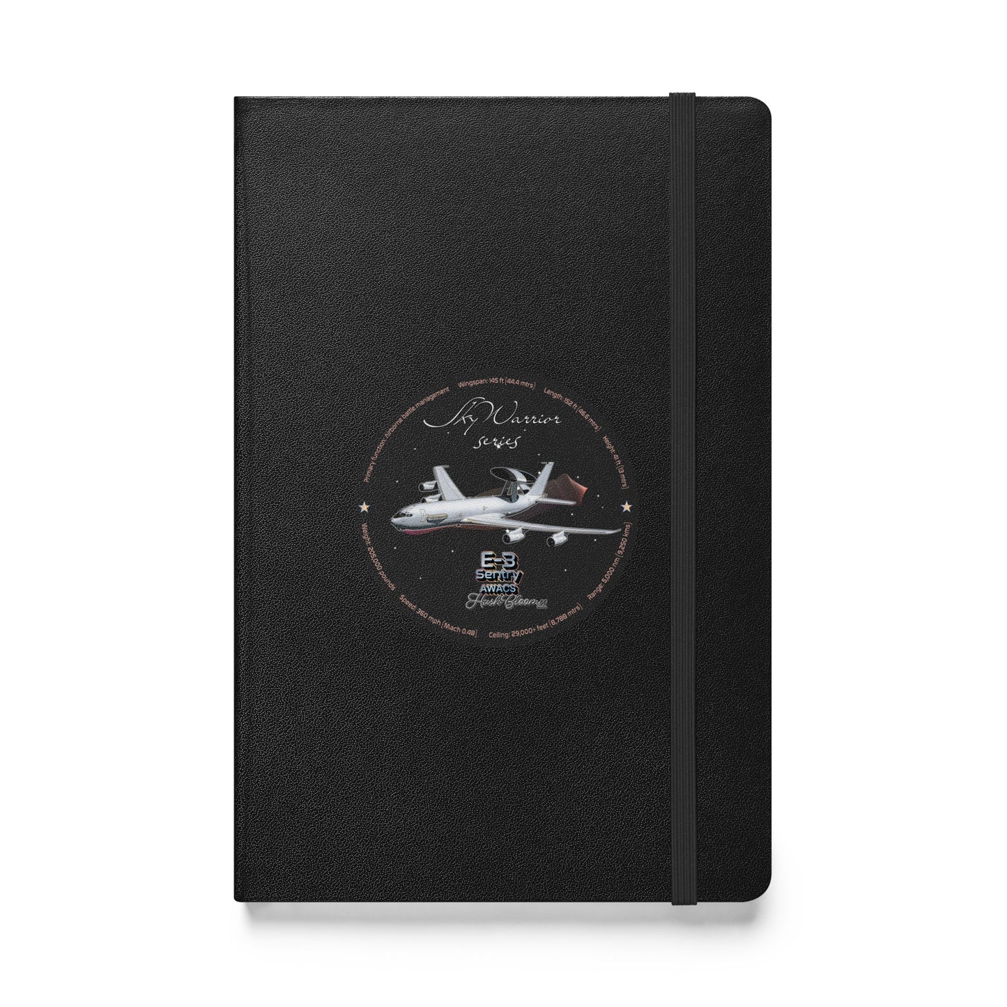 Black - E3 Sentry Hardcover bound notebook