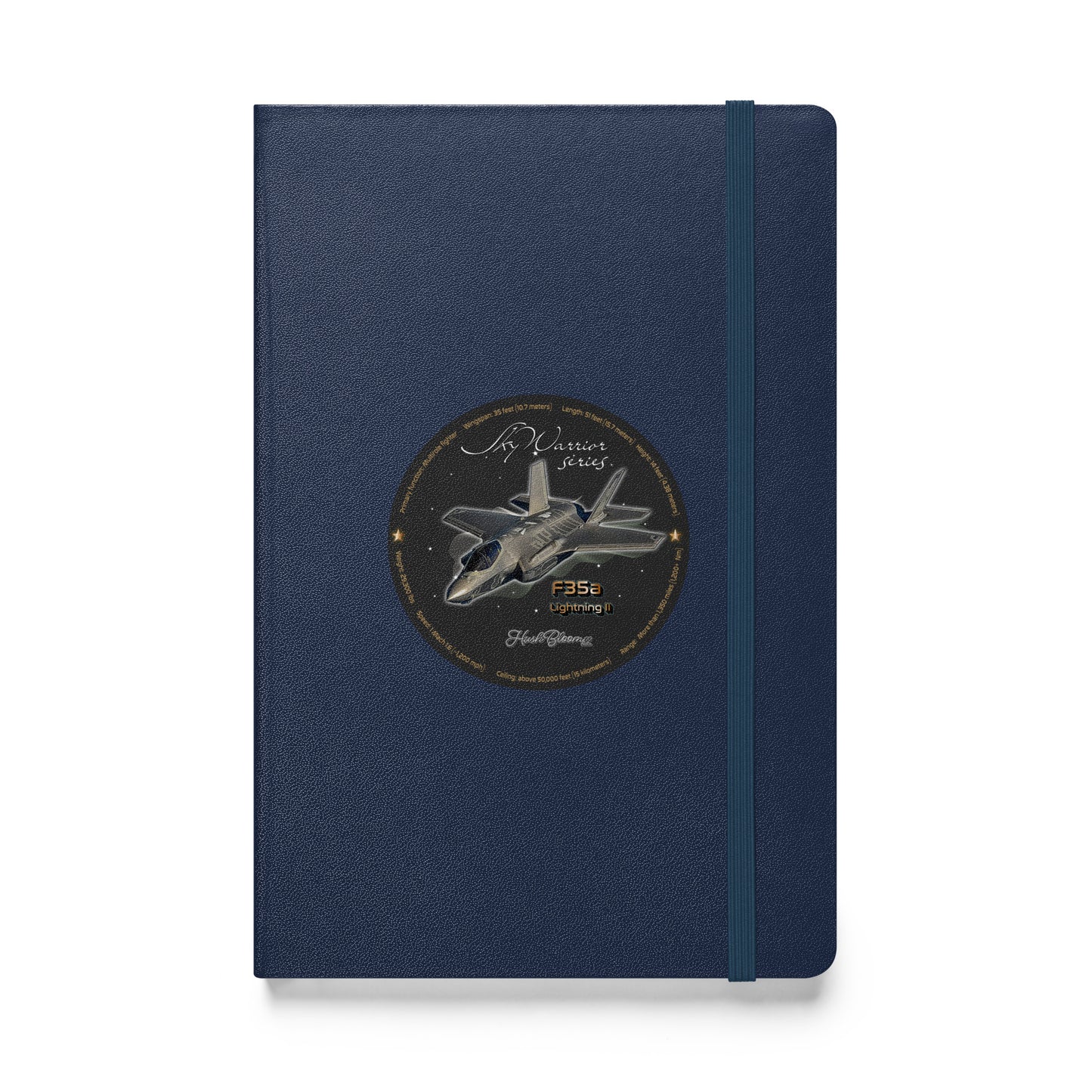 Navy - F35A Lightning Hardcover bound notebook