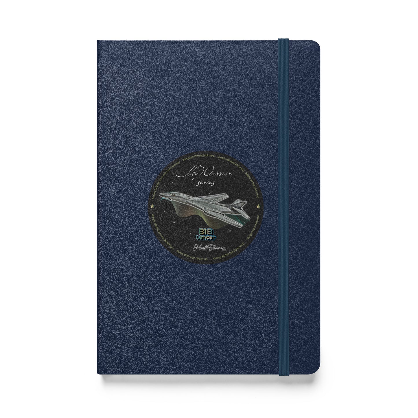 Navy - B1B Lancer Hardcover bound notebook