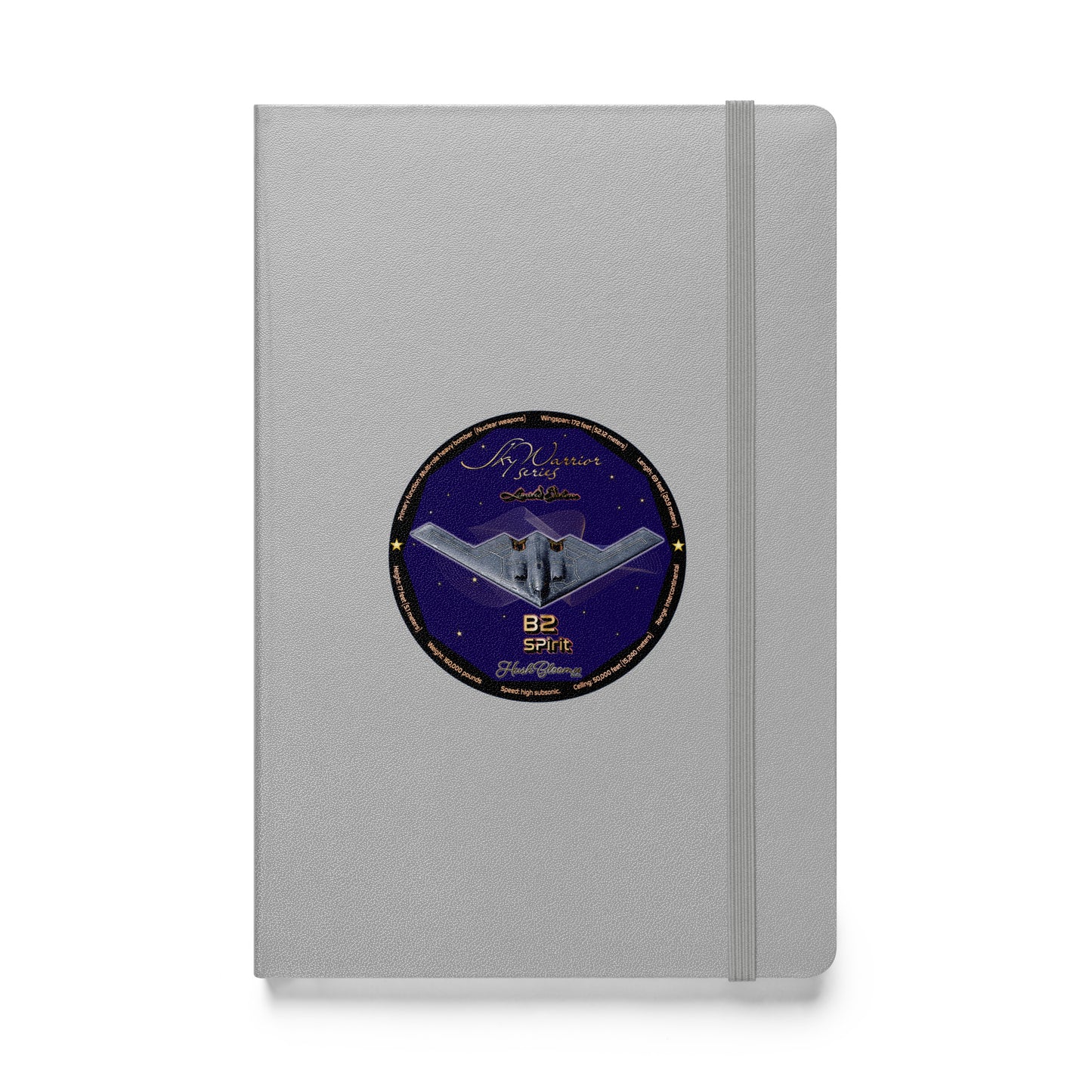 Silver - B2 Spirit (Limited Edition) Hardcover bound notebook