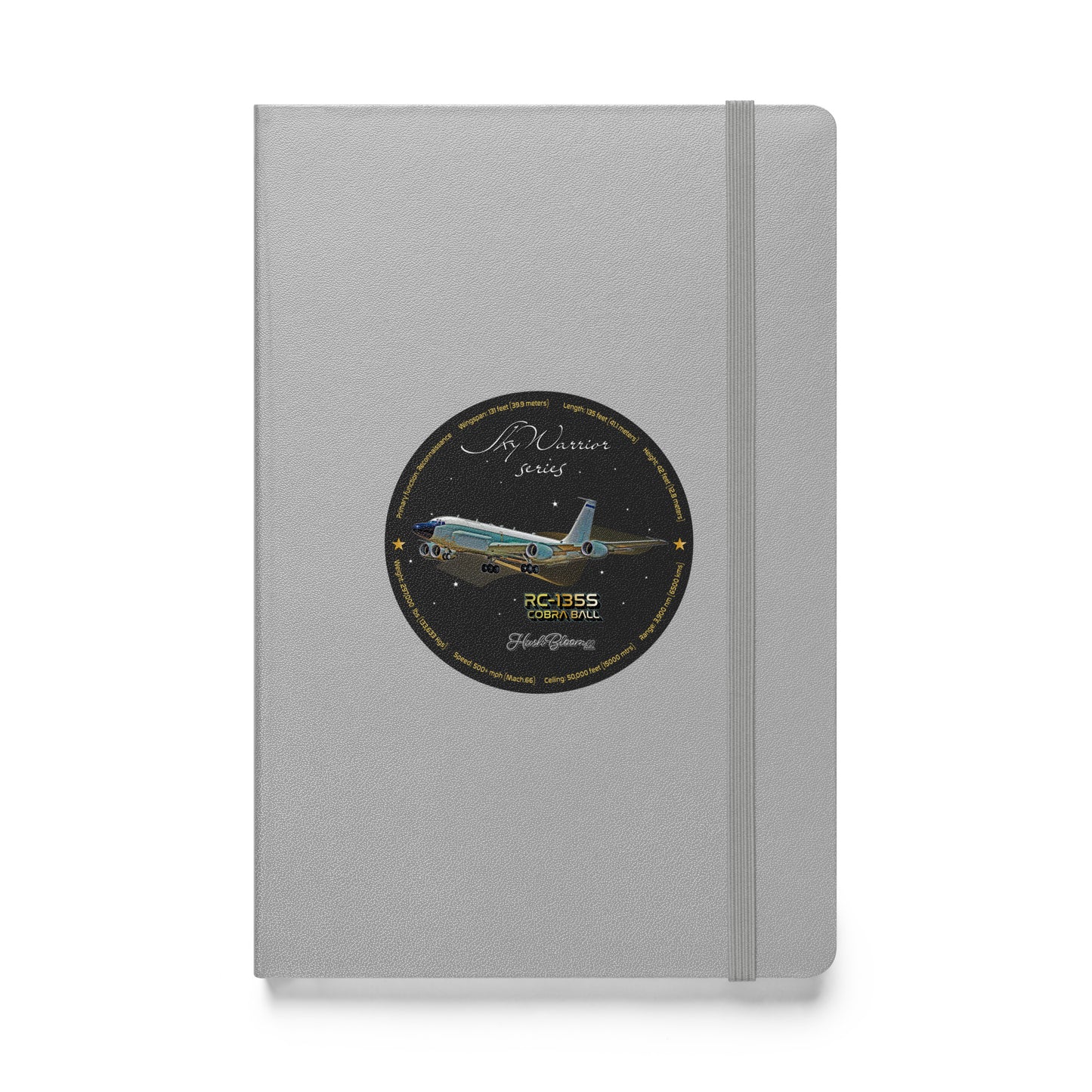 Silver - RC135S Cobraball Hardcover bound notebook