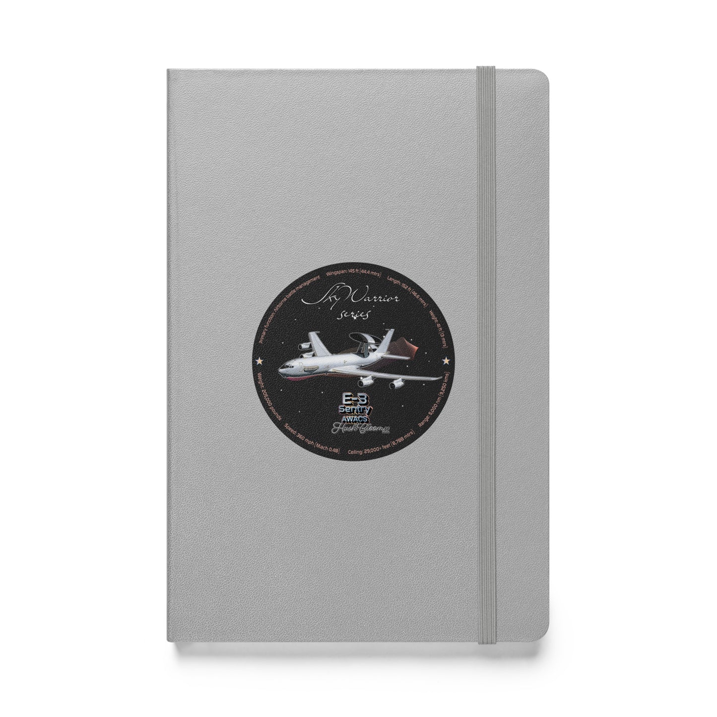 Silver - E3 Sentry Hardcover bound notebook