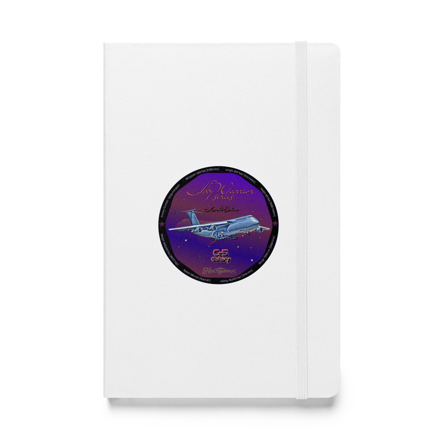 White - C5 Galaxy (Limited Edition) Hardcover bound notebook
