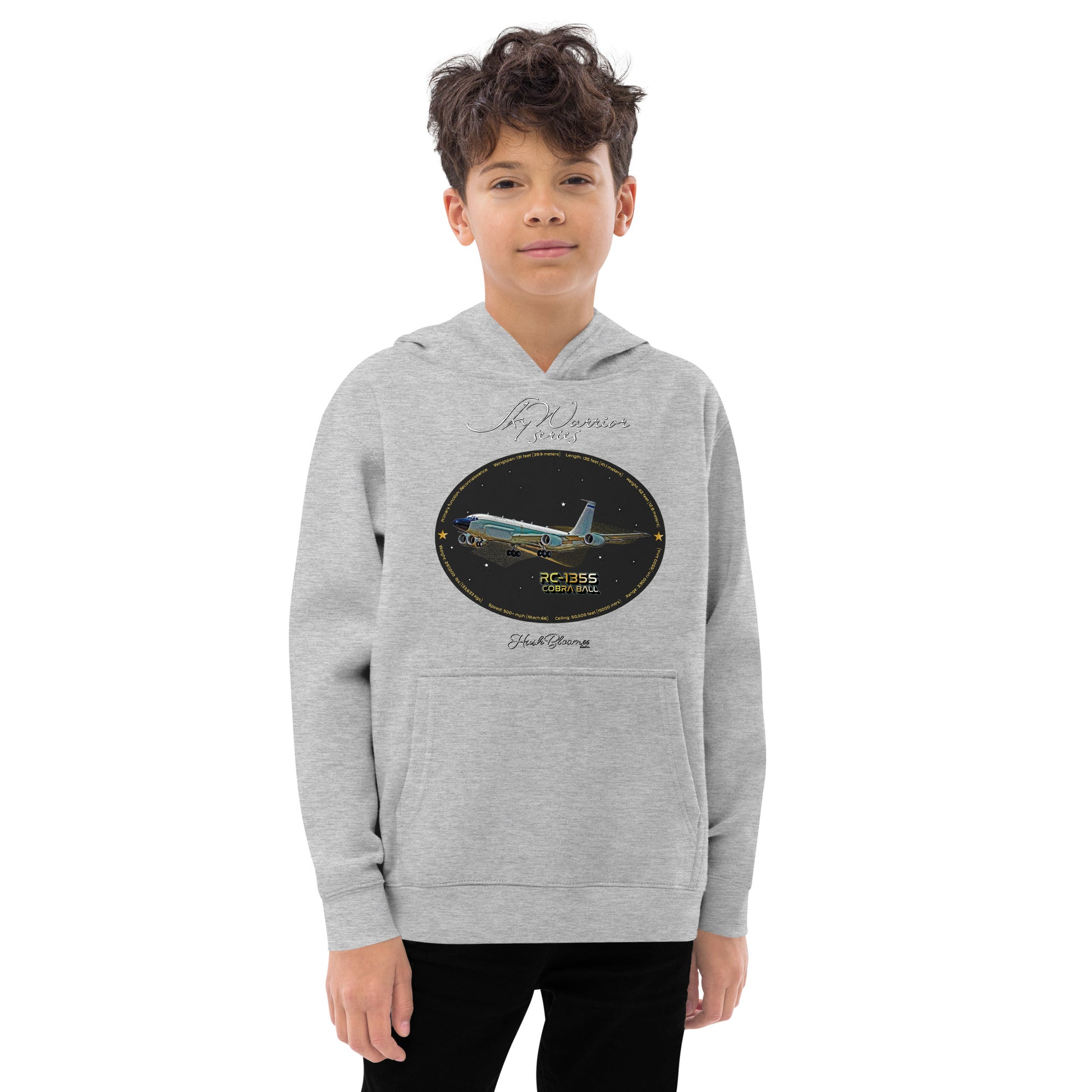 Athletic Heather - RC135S Cobraball Kids fleece hoodie