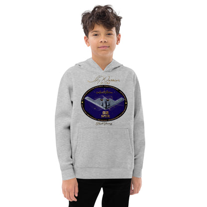 Athletic Heather - B2 Spirit (Limited Edition) Kids fleece hoodie