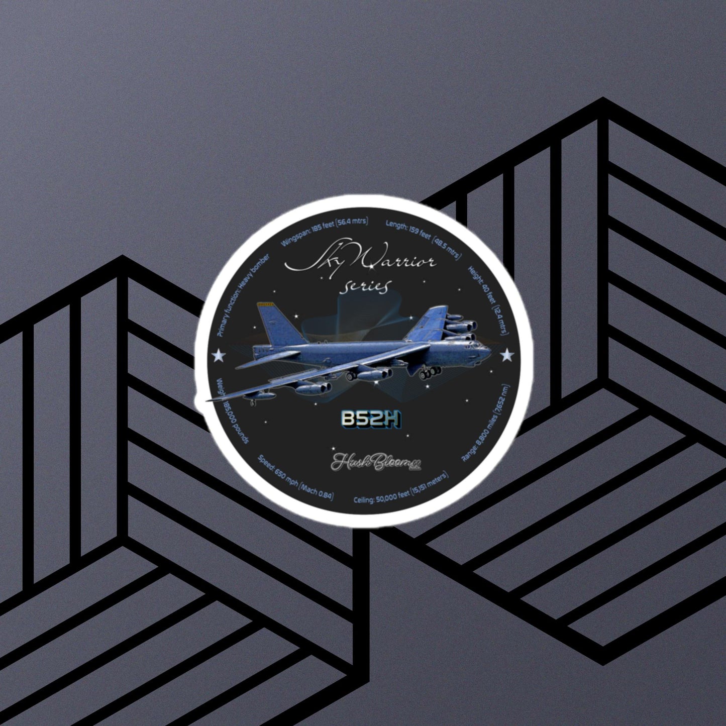 Multicolor - B52H Stratofortress Bubble-free vinyl stickers