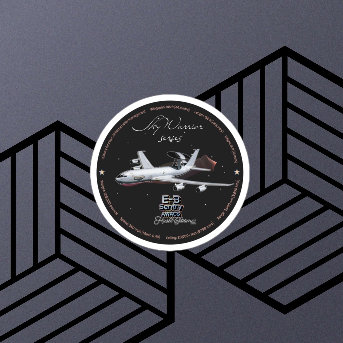 Multicolor - E3 Sentry Bubble-free vinyl stickers