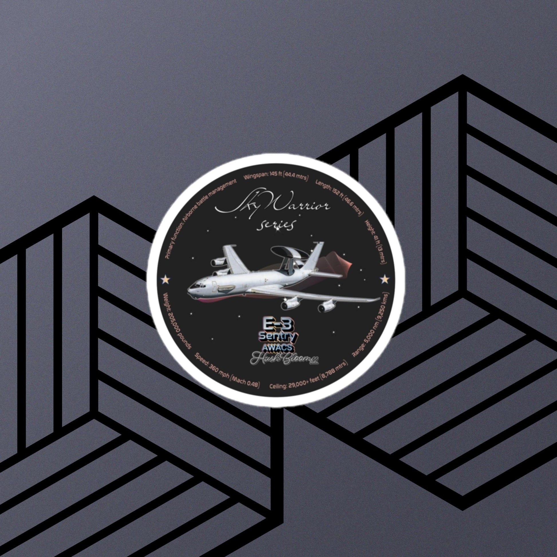 Multicolor - E3 Sentry Bubble-free vinyl stickers