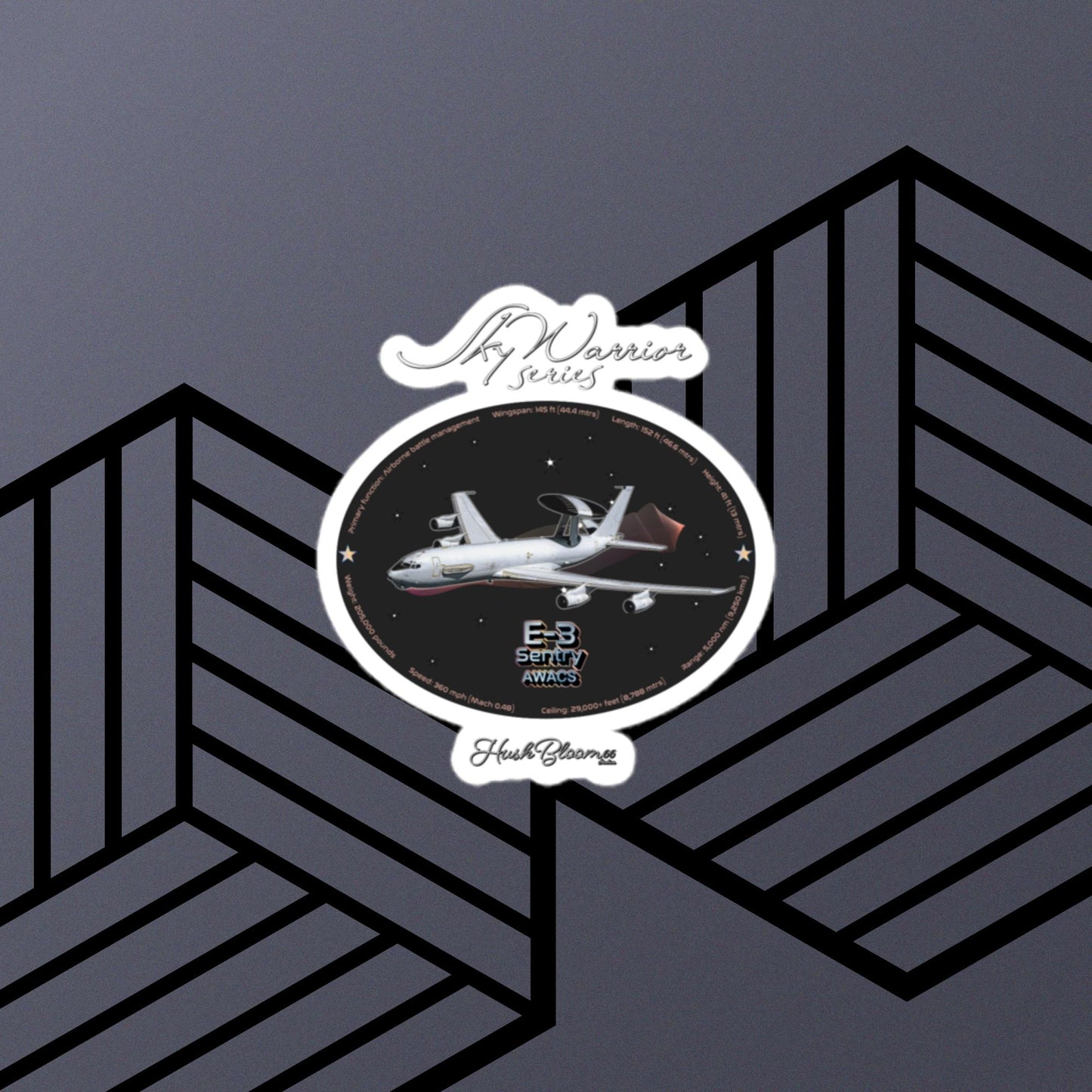 Multicolor - E3 Sentry Bubble-free vinyl stickers (Style 2)