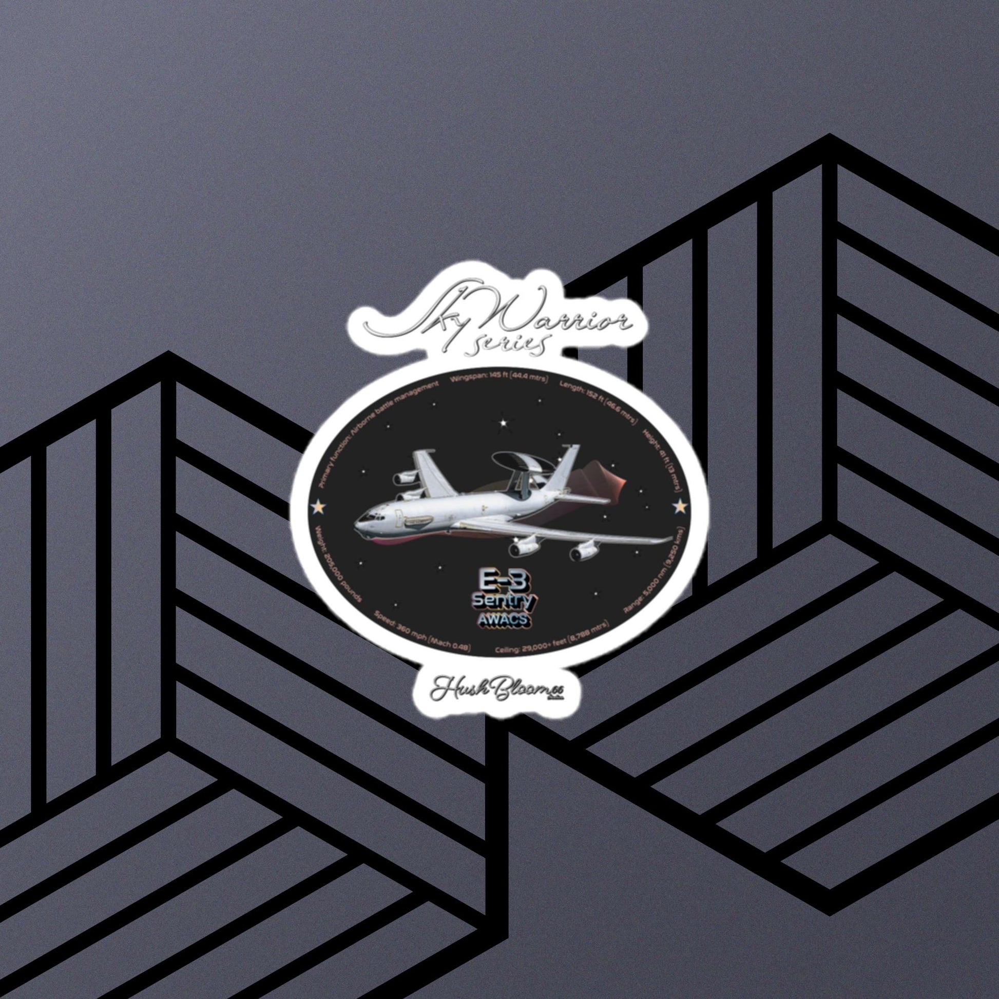 Multicolor - E3 Sentry Bubble-free vinyl stickers (Style 2)