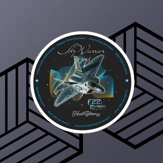 Multicolor - F22 Raptor Bubble-free vinyl stickers