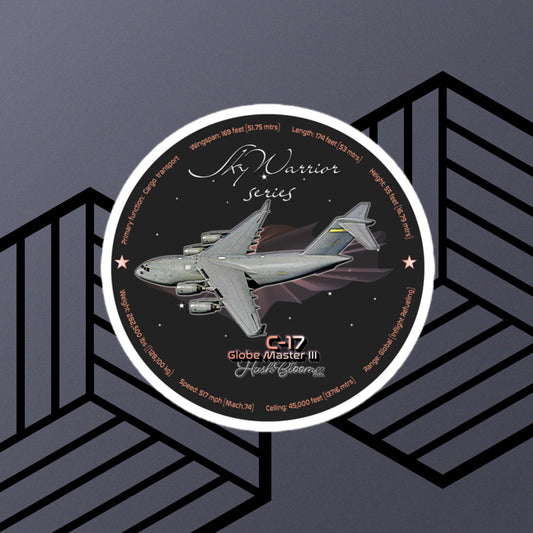 Multicolor - C17 Globe Master III Bubble-free vinyl stickers
