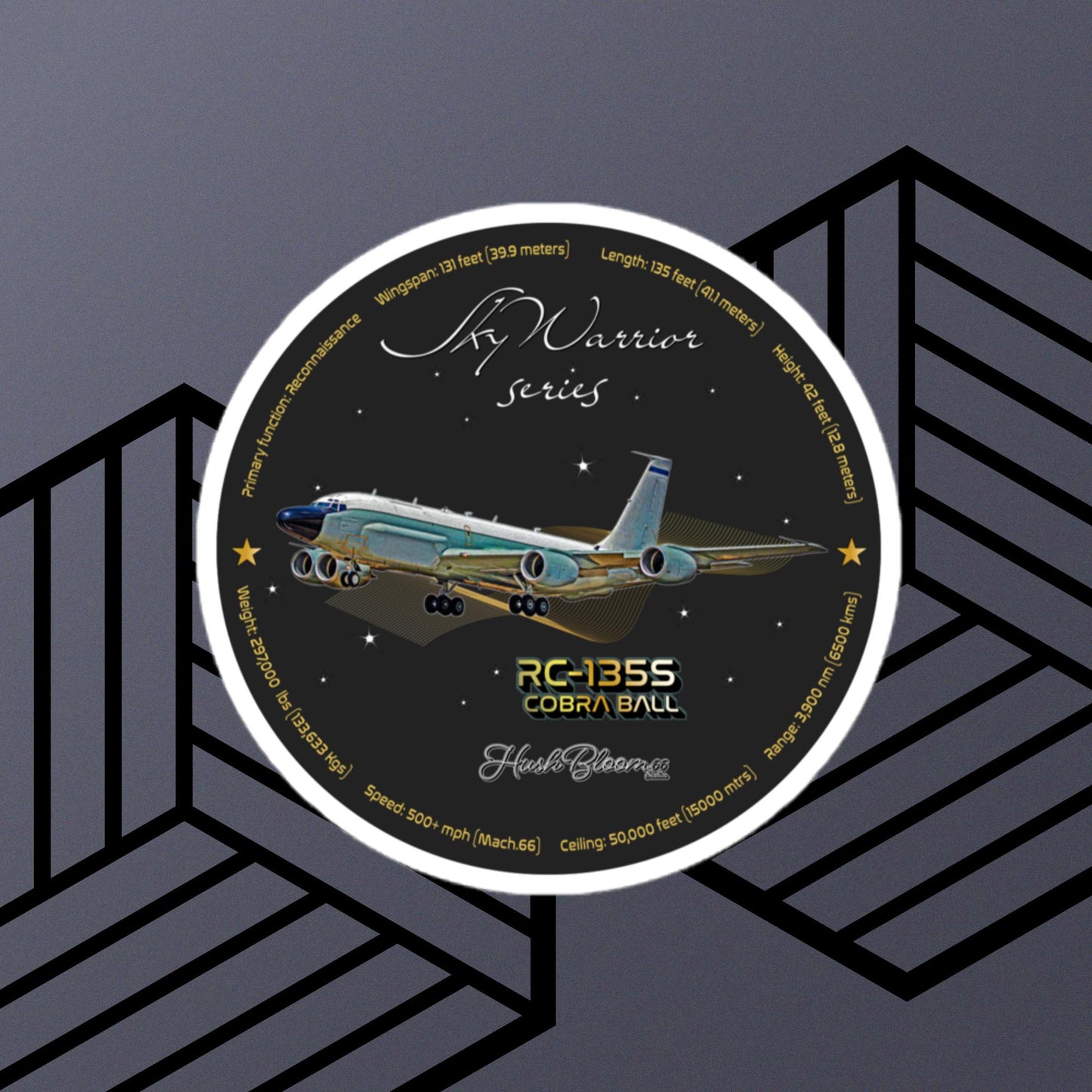 Multicolor - RC-135S Cobraball Bubble-free vinyl stickers