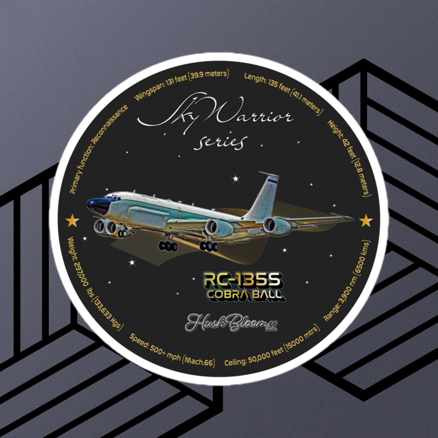 Multicolor - RC-135S Cobraball Bubble-free vinyl stickers