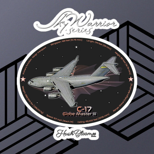 Multicolor - C17 Globe Master III Bubble-free vinyl stickers (Style 2)