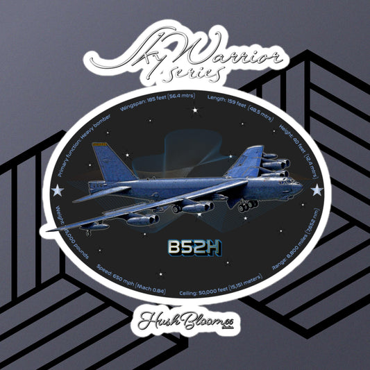 Multicolor - B52H Stratofortress Bubble-free vinyl stickers (Style 2)