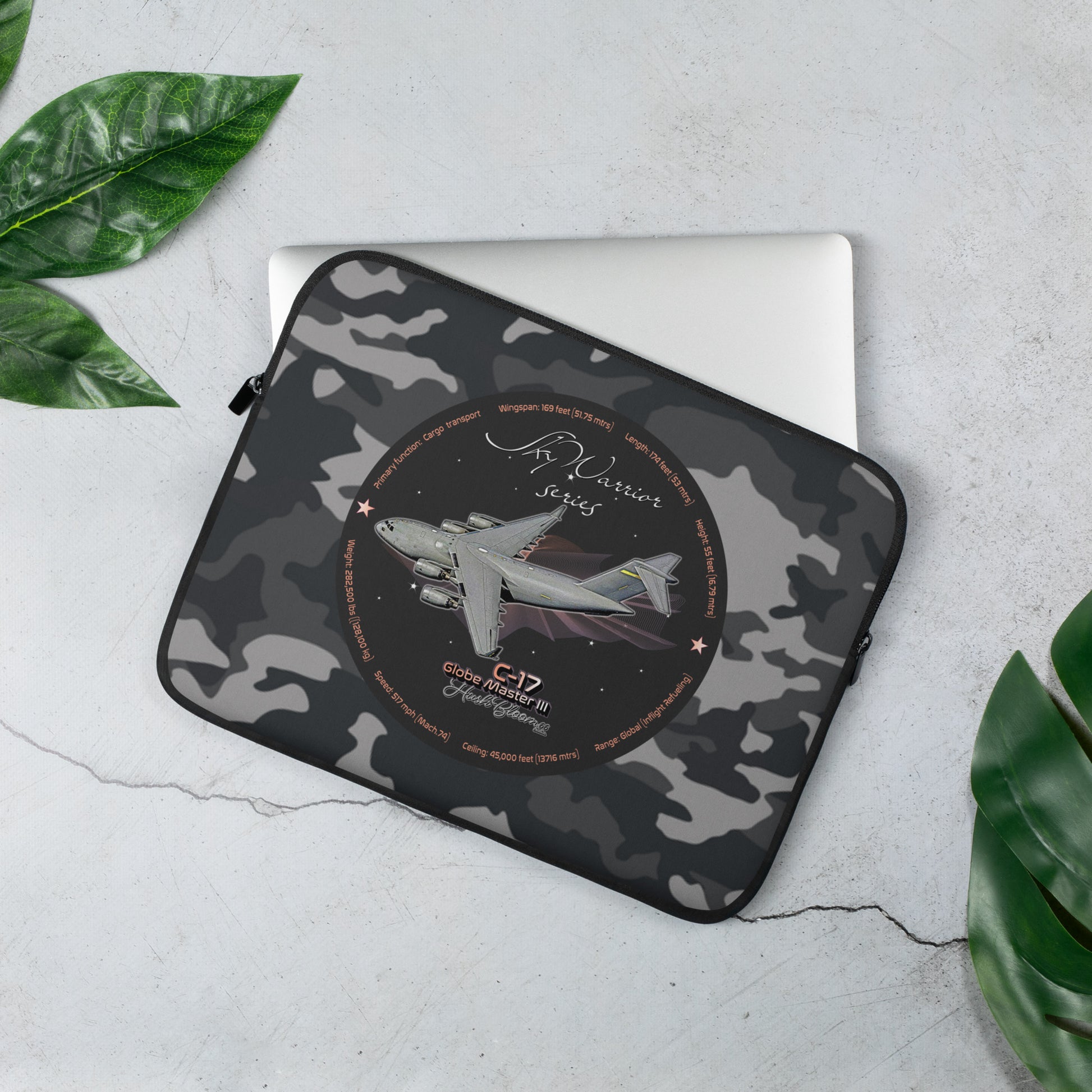 Multicolor - C17 Globe Master III Laptop Sleeve