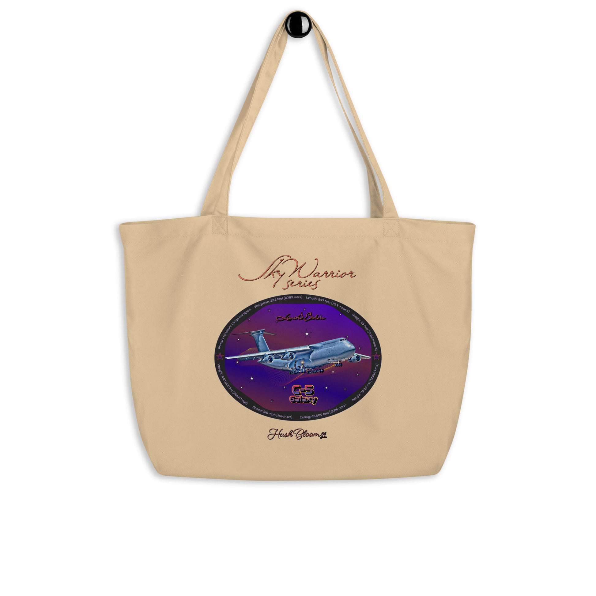 C5 Galaxy (Limited Edition) Large organic tote bag