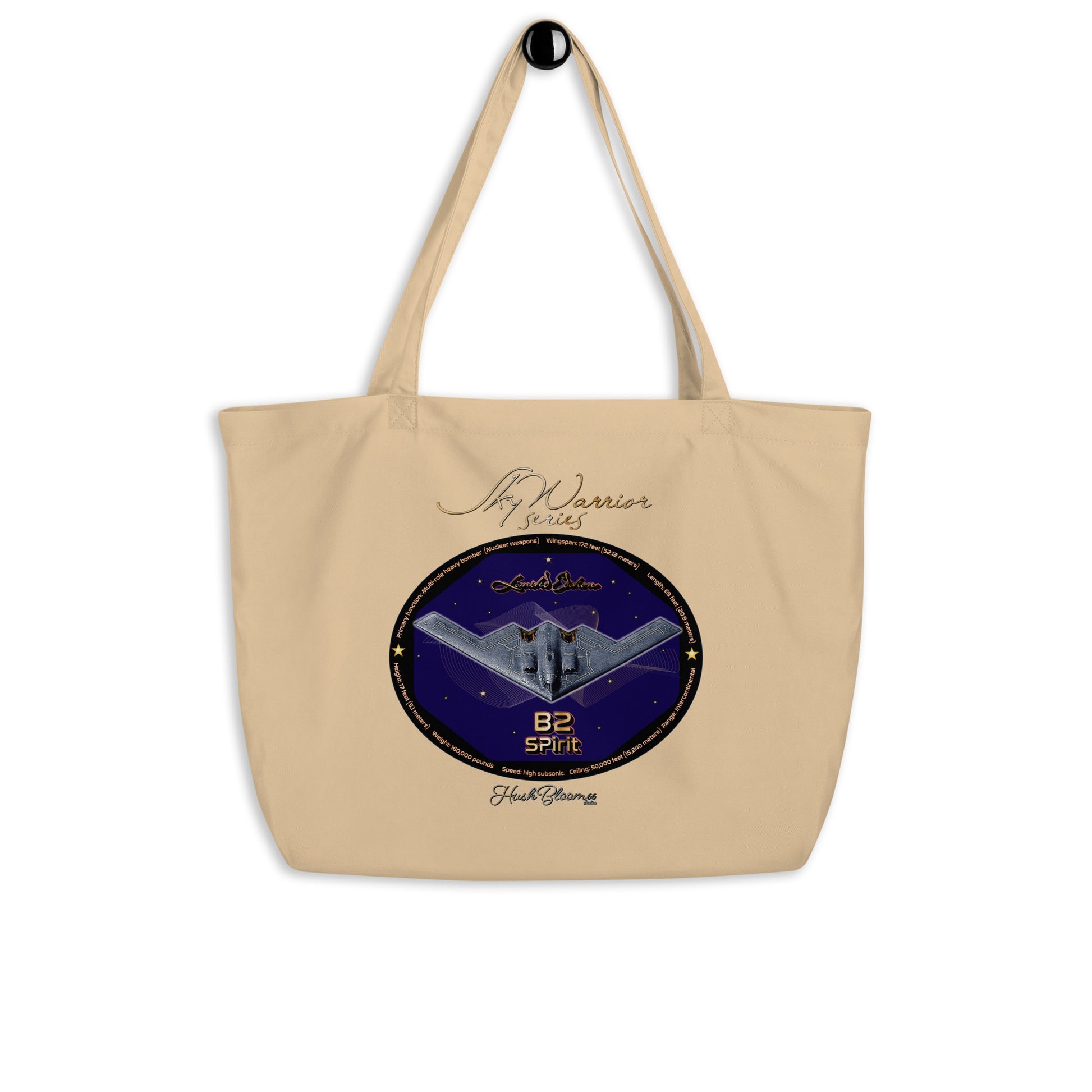 B2 Spirit (Limited Edition) Large organic tote bag