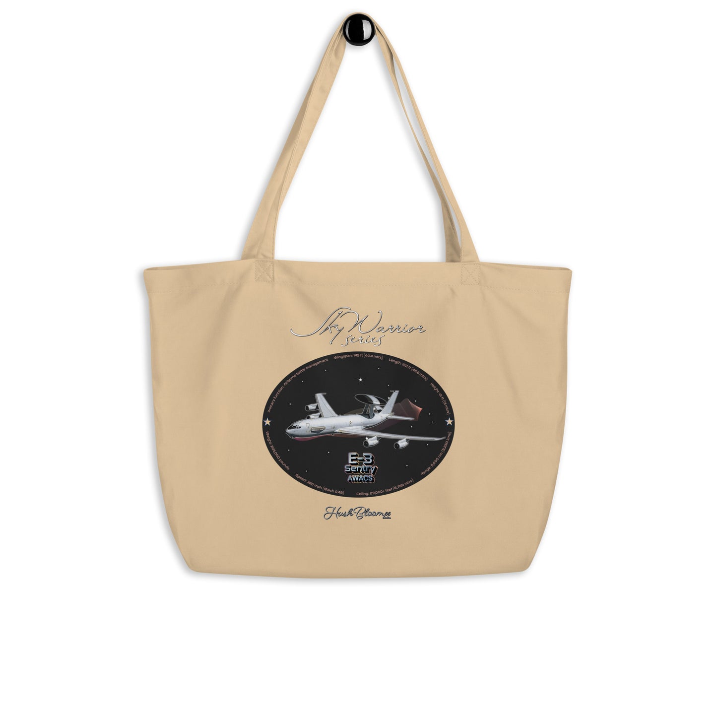 E3 Sentry Large organic tote bag