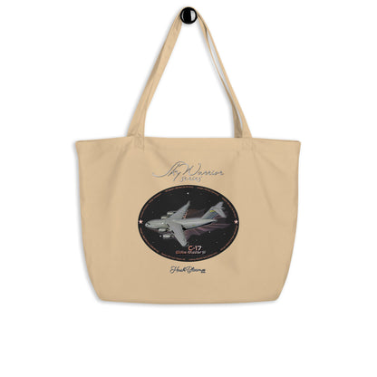 C17 Globemaster III Large organic tote bag