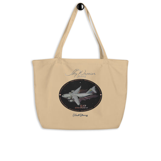 C17 Globemaster III Large organic tote bag