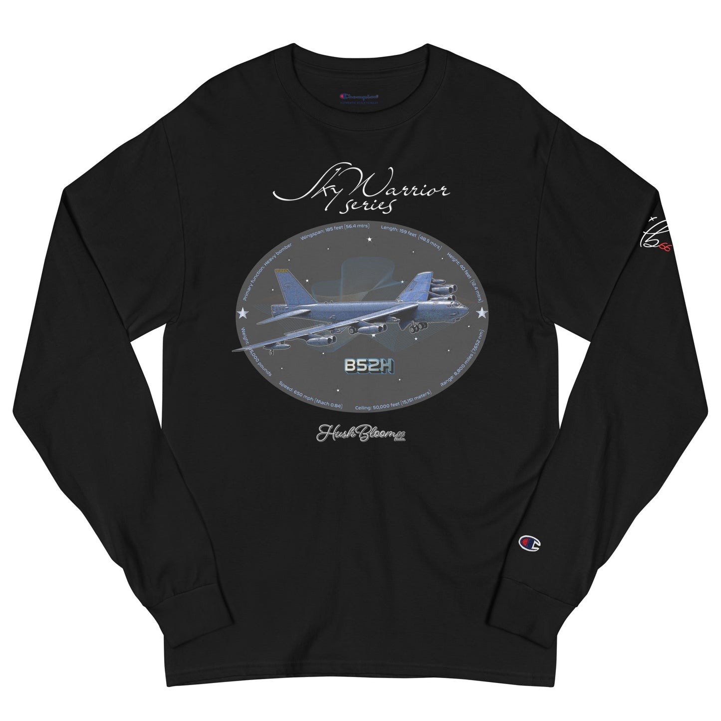 Black - B52H Stratofortress Unisex Champion Long Sleeve Shirt