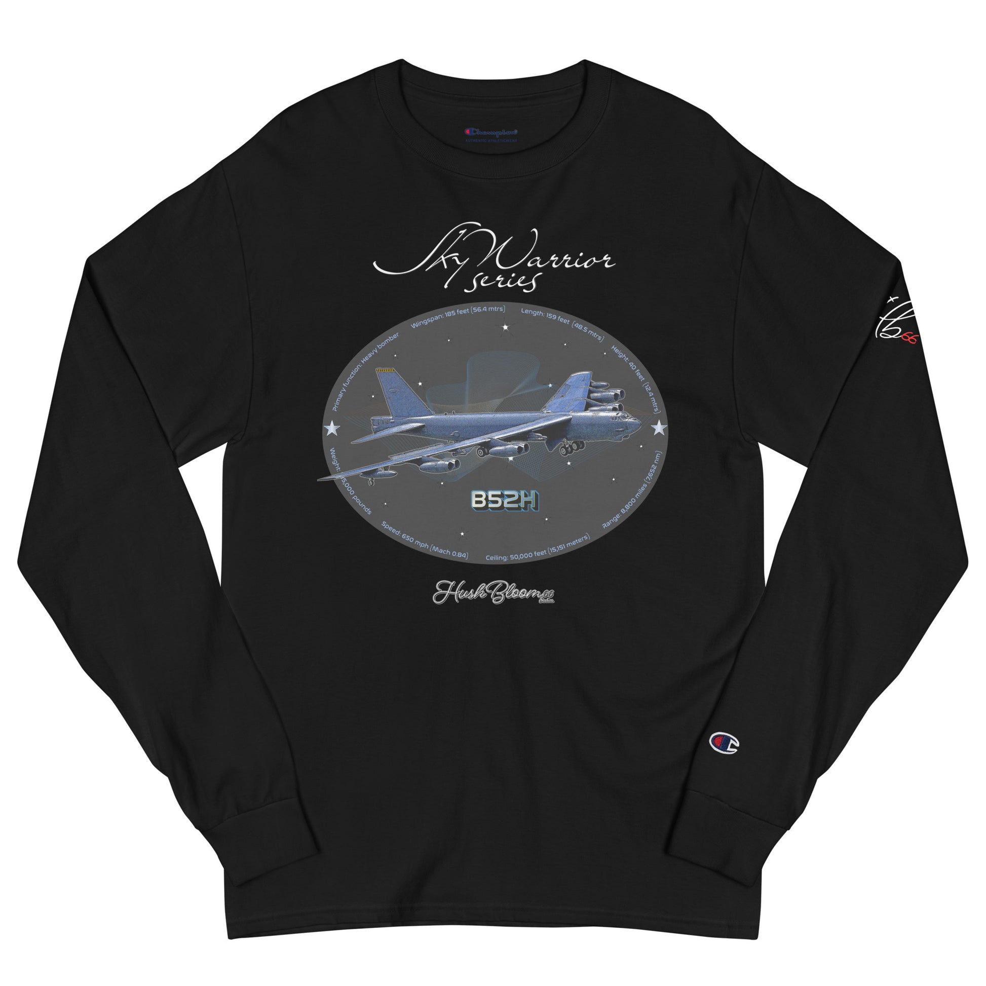 Black - B52H Stratofortress Unisex Champion Long Sleeve Shirt