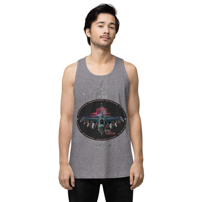 Athletic Heather - F16 Falcon Men’s premium tank top
