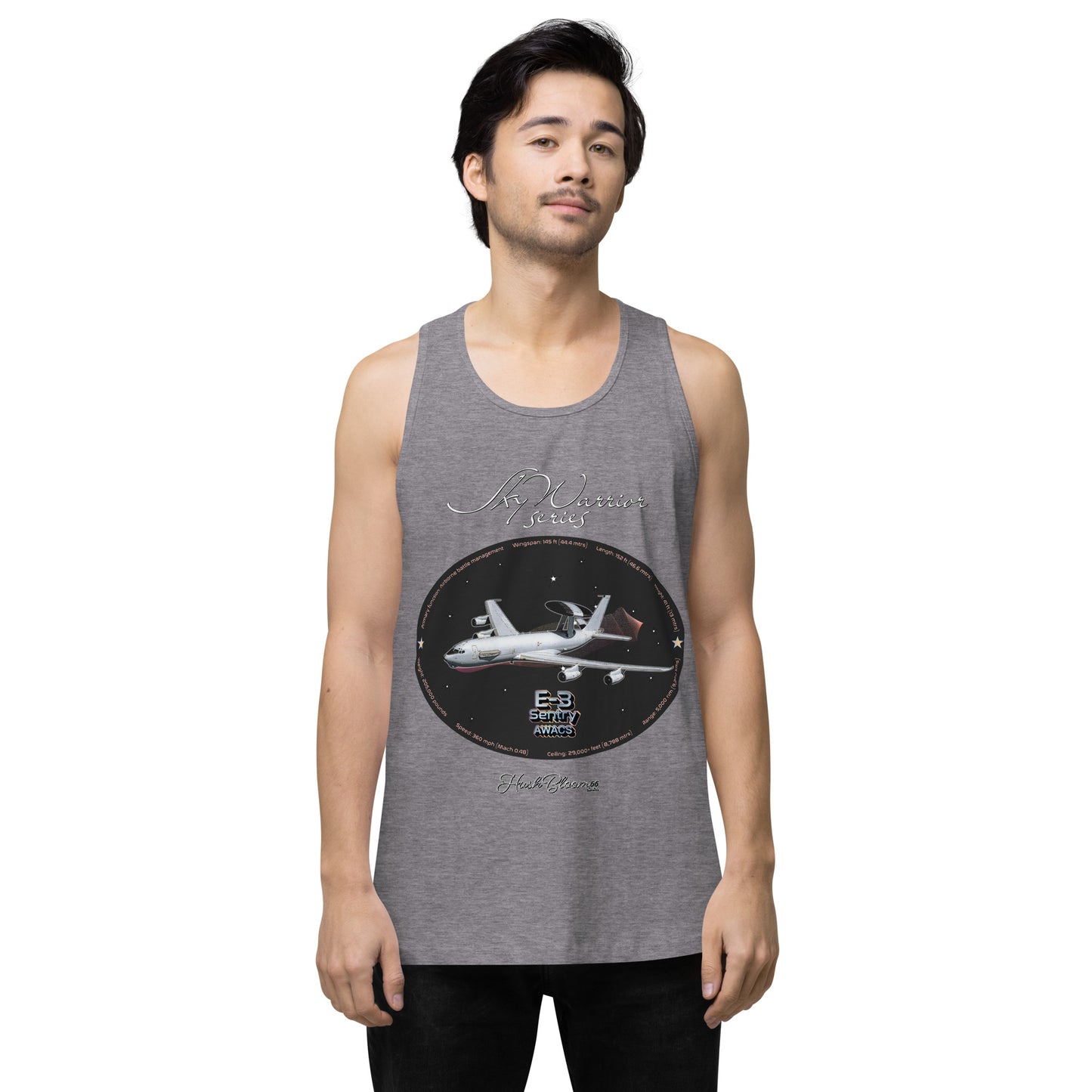 Athletic Heather - E3 Sentry Men’s premium tank top