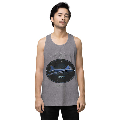 Athletic Heather - B52H Stratofortress Men’s premium tank top