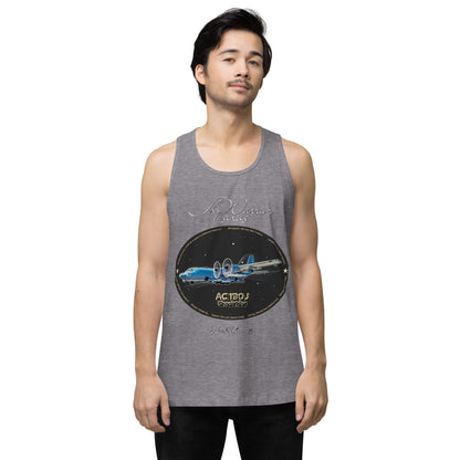 Athletic Heather - AC130J Ghostrider Men’s premium tank top