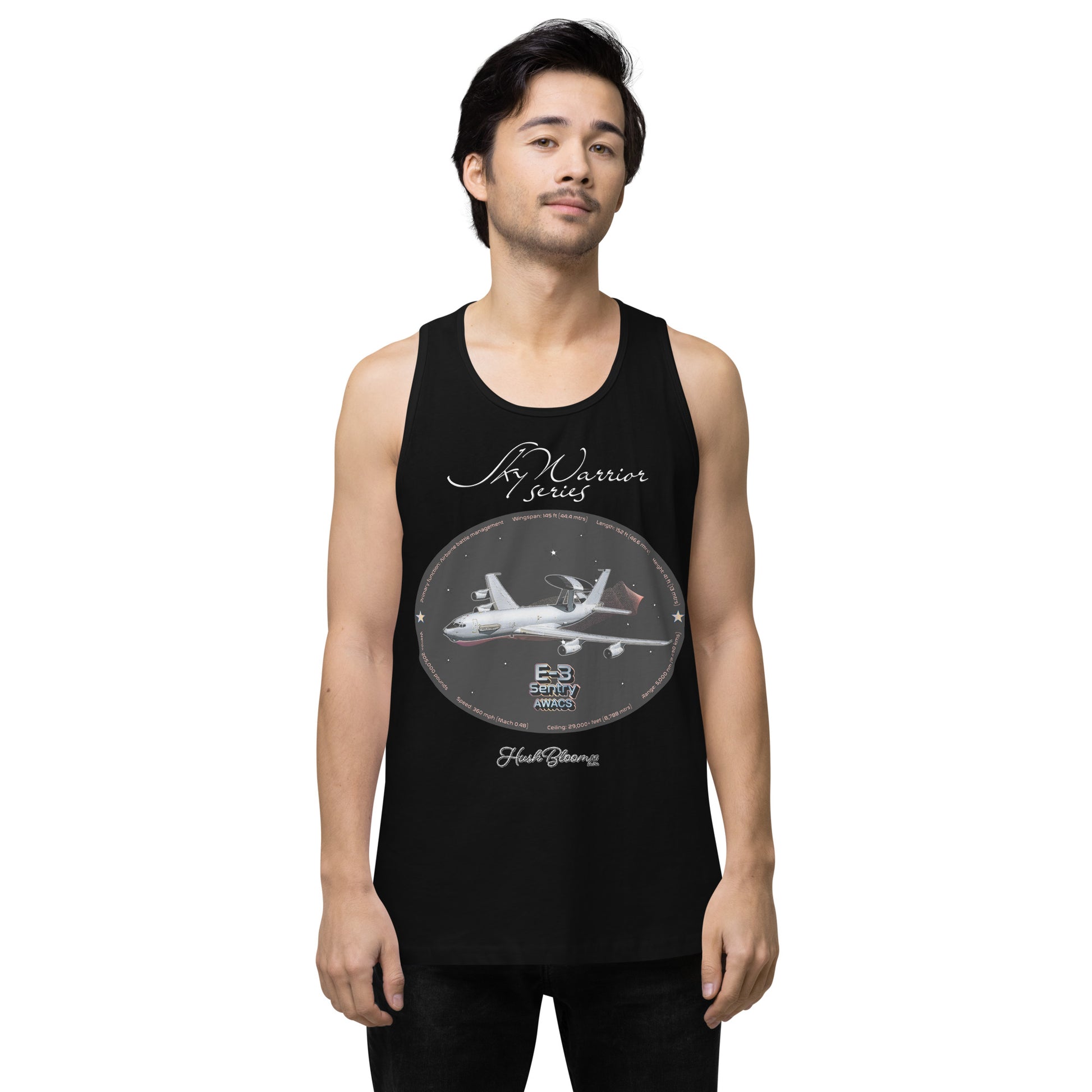 Black - C17 Globe Master III Men’s premium tank top