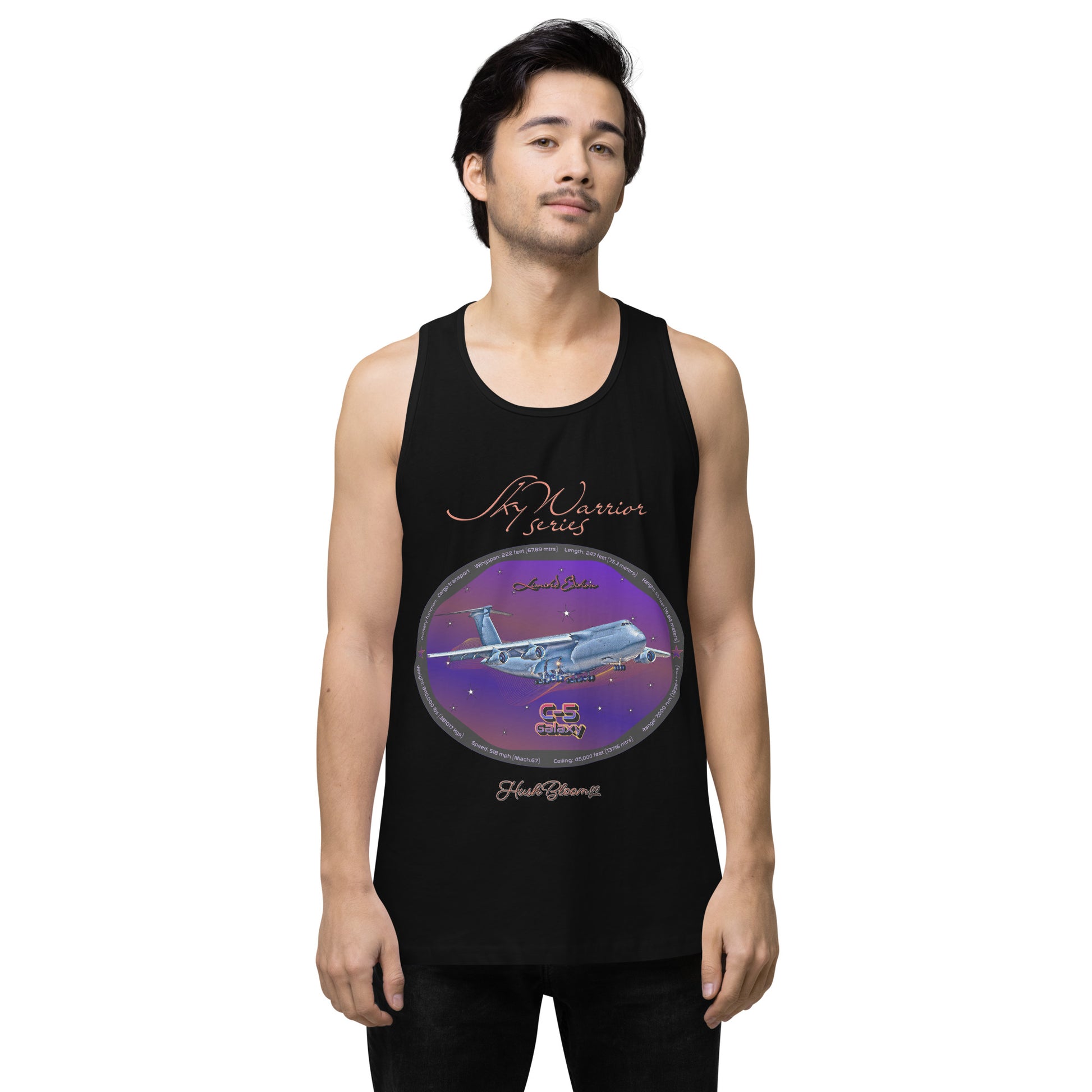 Black - C5 Galaxy (Limited Edition) Men’s premium tank top
