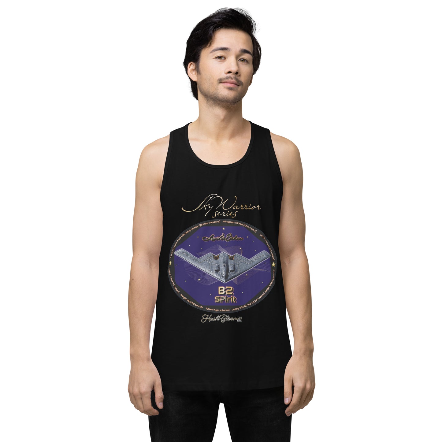 Black - B2 Spirit (Limited Edition) Men’s premium tank top